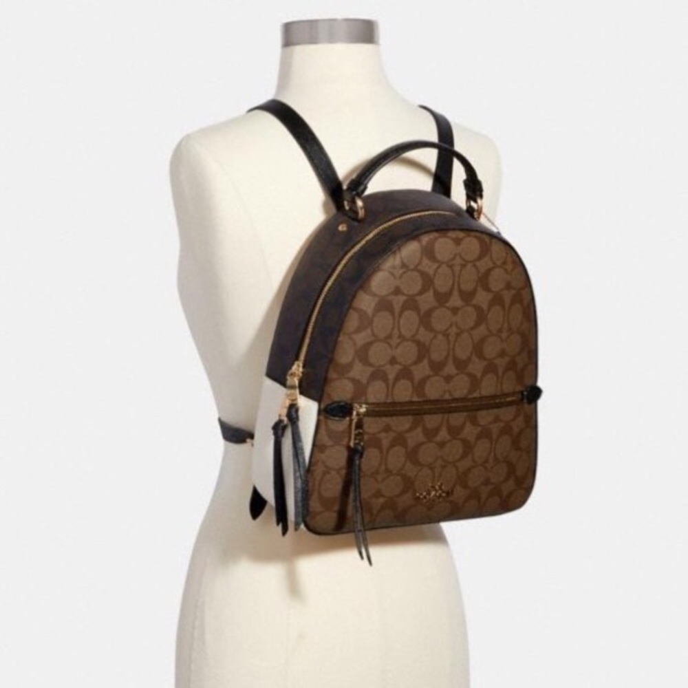 🔥RETIRED😍Coach Jordyn Backpack In Signature Canvas PRICE FIRM